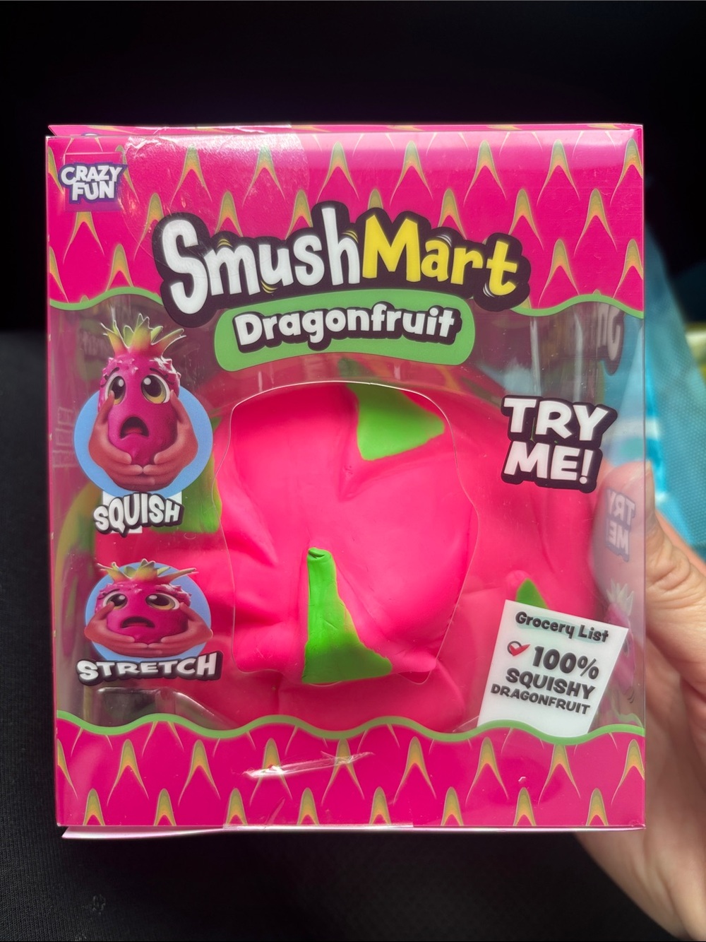 Dragonfruit Squishy Toy - Pink & Green